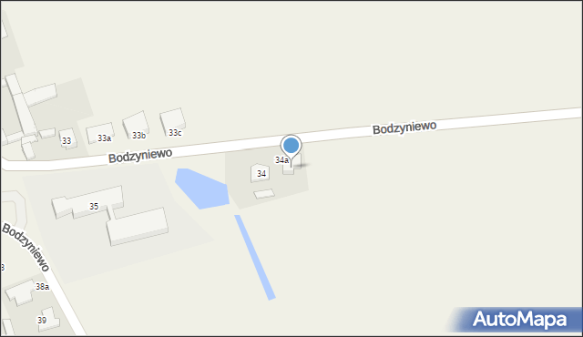 Bodzyniewo, Bodzyniewo, 43a, mapa Bodzyniewo