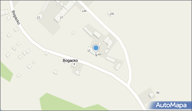 Bogacko, Bogacko, 9, mapa Bogacko