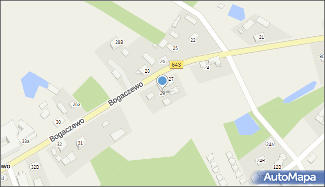 Bogaczewo, Bogaczewo, 29, mapa Bogaczewo