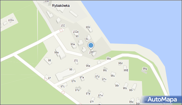 Bogaczewo, Bogaczewo, 100, mapa Bogaczewo