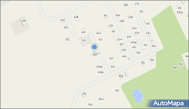 Bogaczewo, Bogaczewo, 42z, mapa Bogaczewo