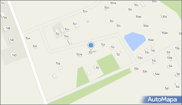 Bogaczewo, Bogaczewo, 51j, mapa Bogaczewo