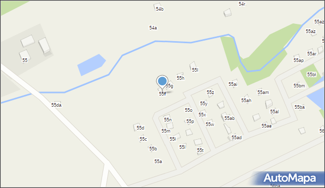 Bogaczewo, Bogaczewo, 55f, mapa Bogaczewo