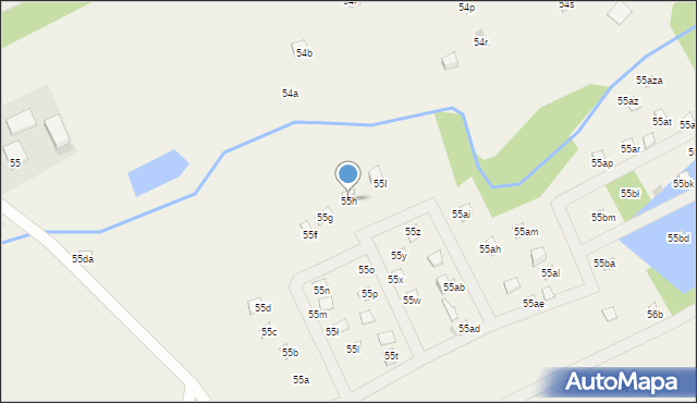 Bogaczewo, Bogaczewo, 55h, mapa Bogaczewo