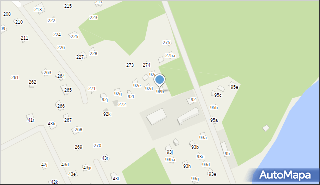 Bogaczewo, Bogaczewo, 92b, mapa Bogaczewo