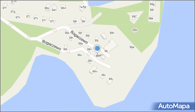 Bogaczewo, Bogaczewo, 99m, mapa Bogaczewo