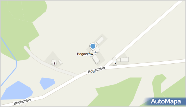 Bogaczów, Bogaczów, 2a, mapa Bogaczów