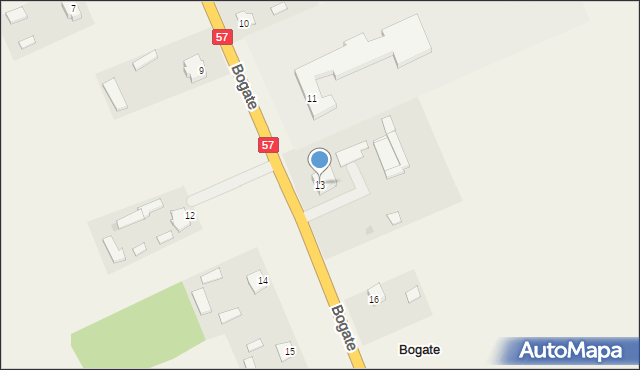 Bogate, Bogate, 13, mapa Bogate