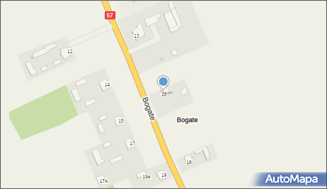 Bogate, Bogate, 16, mapa Bogate