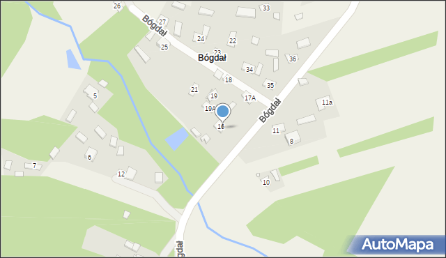 Bógdał, Bógdał, 17, mapa Bógdał