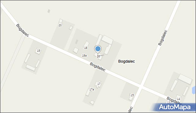 Bogdalec, Bogdalec, 16, mapa Bogdalec