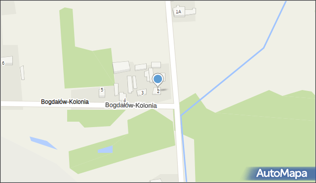 Bogdałów-Kolonia, Bogdałów-Kolonia, 2, mapa Bogdałów-Kolonia