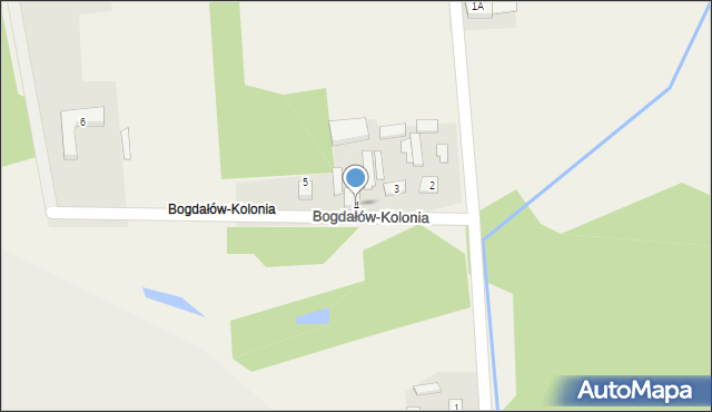 Bogdałów-Kolonia, Bogdałów-Kolonia, 4, mapa Bogdałów-Kolonia