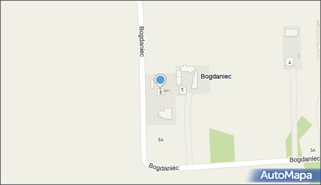 Bogdaniec, Bogdaniec, 6, mapa Bogdaniec