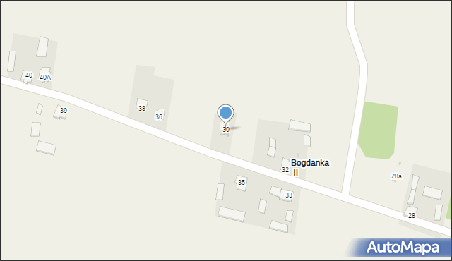 Bogdanka, Bogdanka, 30, mapa Bogdanka