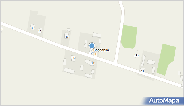 Bogdanka, Bogdanka, 32, mapa Bogdanka