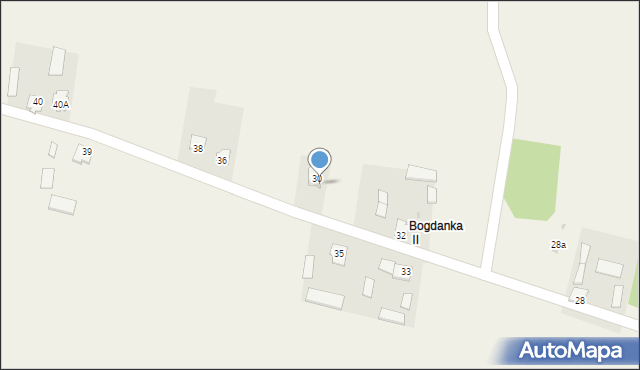 Bogdanka, Bogdanka, 34, mapa Bogdanka