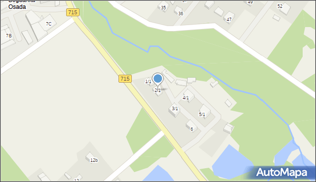 Bogdanka, Bogdanka, 2/1, mapa Bogdanka