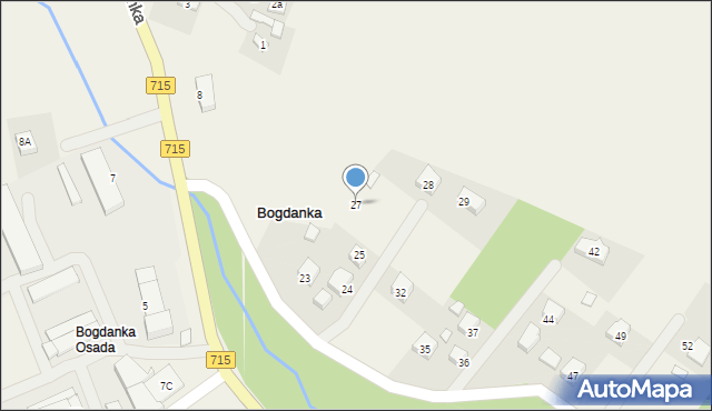 Bogdanka, Bogdanka, 27, mapa Bogdanka