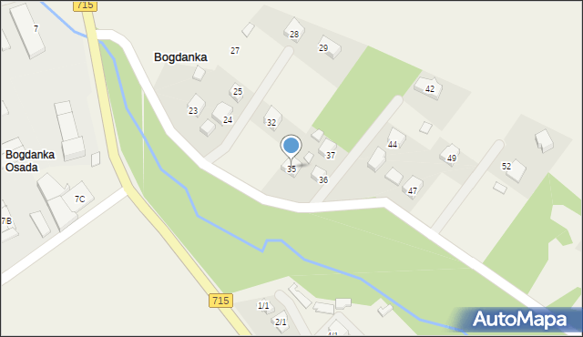 Bogdanka, Bogdanka, 35, mapa Bogdanka