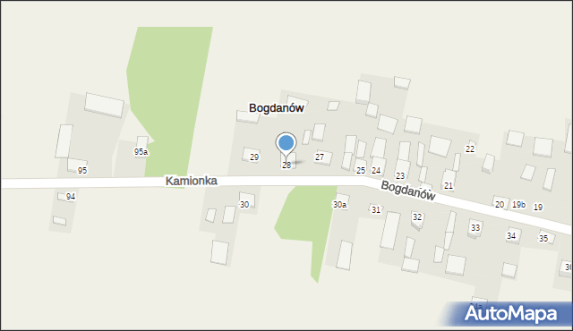 Bogdanów, Bogdanów, 28, mapa Bogdanów