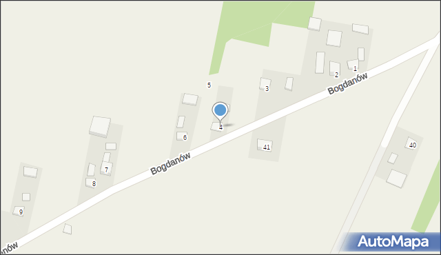 Bogdanów, Bogdanów, 4, mapa Bogdanów