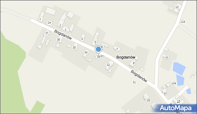 Bogdanów, Bogdanów, 33, mapa Bogdanów