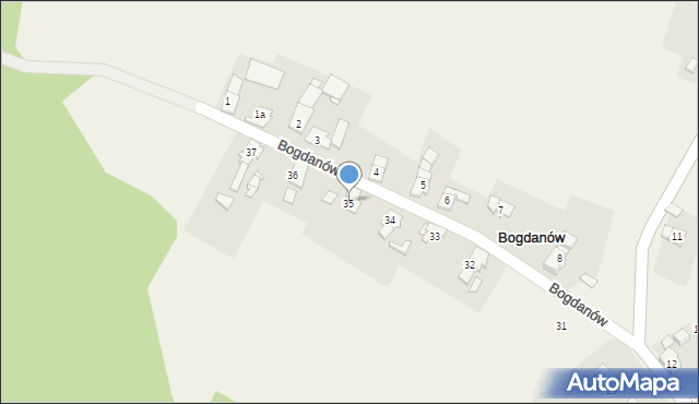 Bogdanów, Bogdanów, 35, mapa Bogdanów