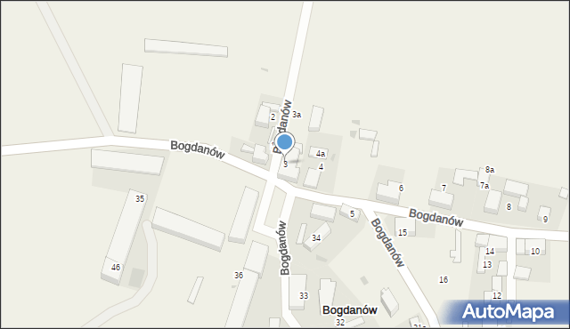 Bogdanów, Bogdanów, 3, mapa Bogdanów