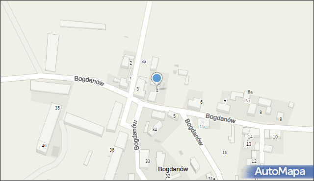 Bogdanów, Bogdanów, 4, mapa Bogdanów