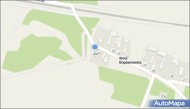 Bogdanów-Kolonia, Bogdanów-Kolonia, 30a, mapa Bogdanów-Kolonia