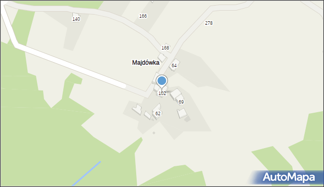 Bogdanówka, Bogdanówka, 102, mapa Bogdanówka