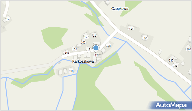 Bogdanówka, Bogdanówka, 12, mapa Bogdanówka