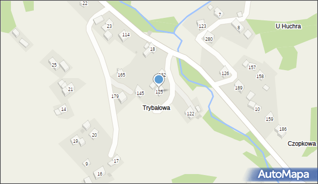 Bogdanówka, Bogdanówka, 125, mapa Bogdanówka