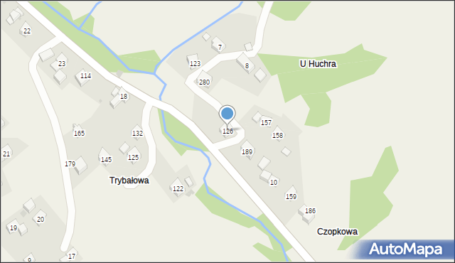 Bogdanówka, Bogdanówka, 126, mapa Bogdanówka