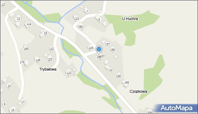 Bogdanówka, Bogdanówka, 189, mapa Bogdanówka