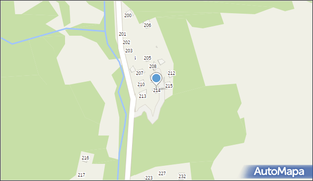 Bogdanówka, Bogdanówka, 214, mapa Bogdanówka