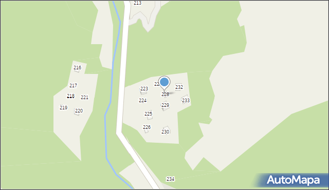 Bogdanówka, Bogdanówka, 228, mapa Bogdanówka