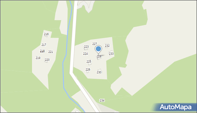 Bogdanówka, Bogdanówka, 229, mapa Bogdanówka