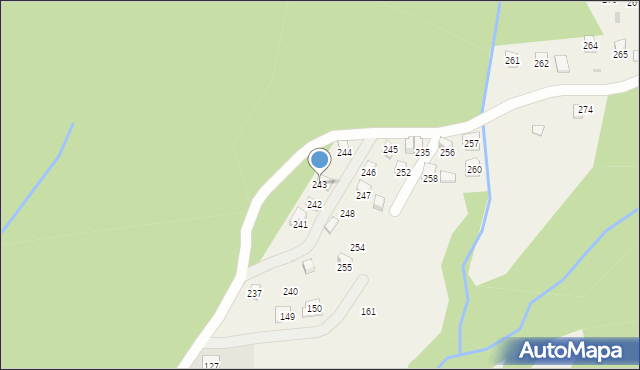 Bogdanówka, Bogdanówka, 243, mapa Bogdanówka