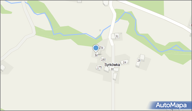 Bogdanówka, Bogdanówka, 34, mapa Bogdanówka