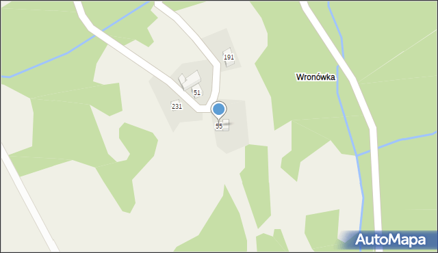 Bogdanówka, Bogdanówka, 55, mapa Bogdanówka