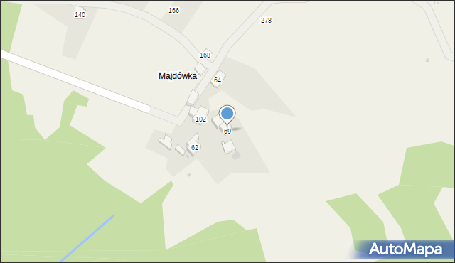 Bogdanówka, Bogdanówka, 69, mapa Bogdanówka