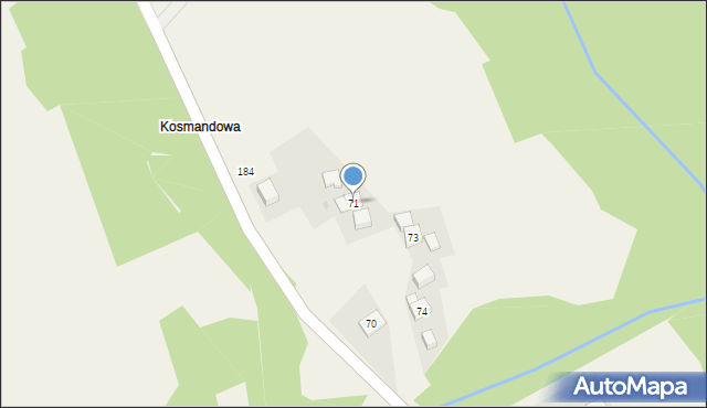 Bogdanówka, Bogdanówka, 71, mapa Bogdanówka