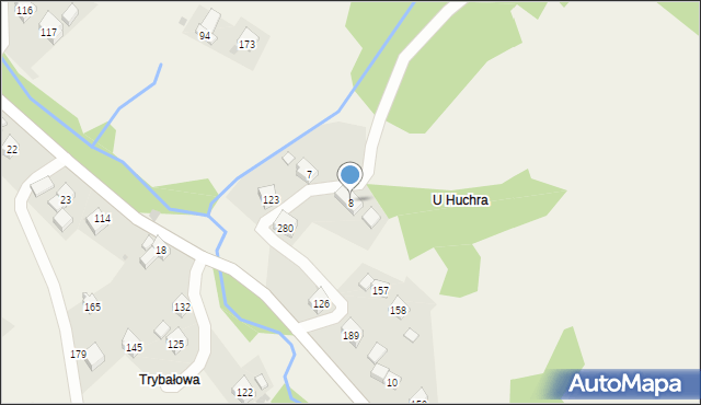 Bogdanówka, Bogdanówka, 8, mapa Bogdanówka