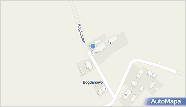 Bogdanowo, Bogdanowo, 4, mapa Bogdanowo