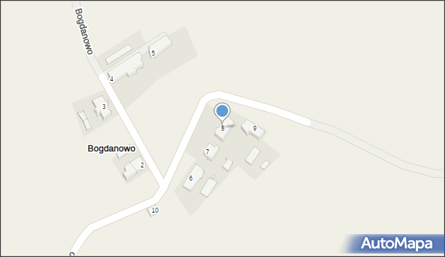 Bogdanowo, Bogdanowo, 8, mapa Bogdanowo