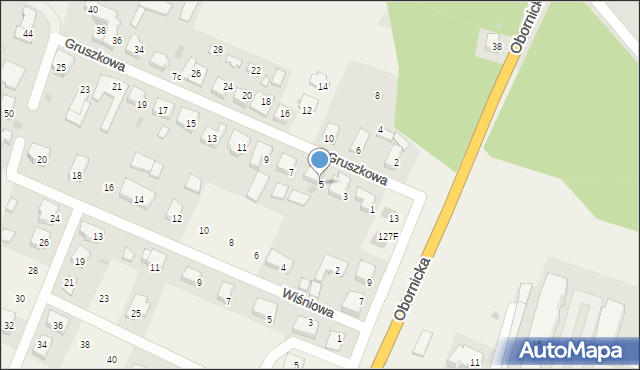 Bogdanowo, Bogdanowo, 5a, mapa Bogdanowo