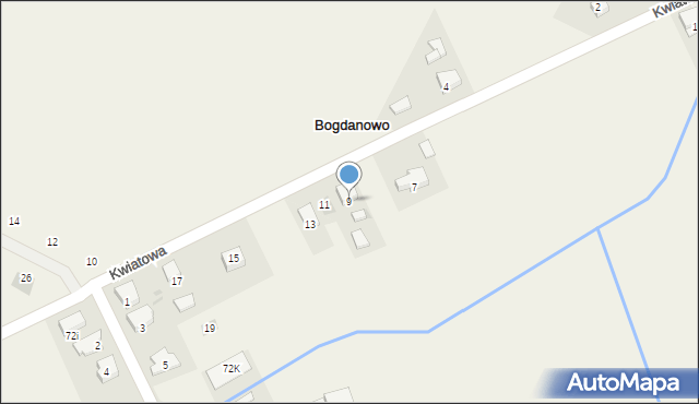 Bogdanowo, Bogdanowo, 71, mapa Bogdanowo