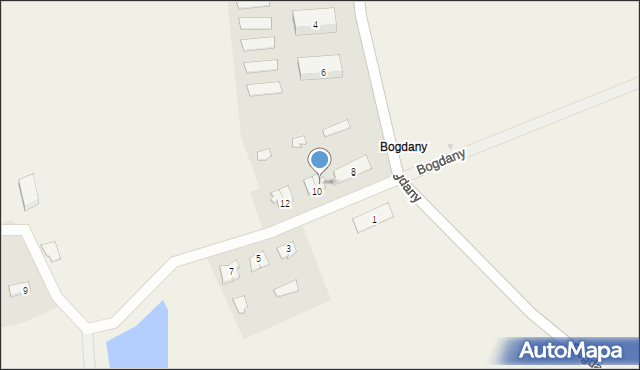 Bogdany, Bogdany, 10/2, mapa Bogdany